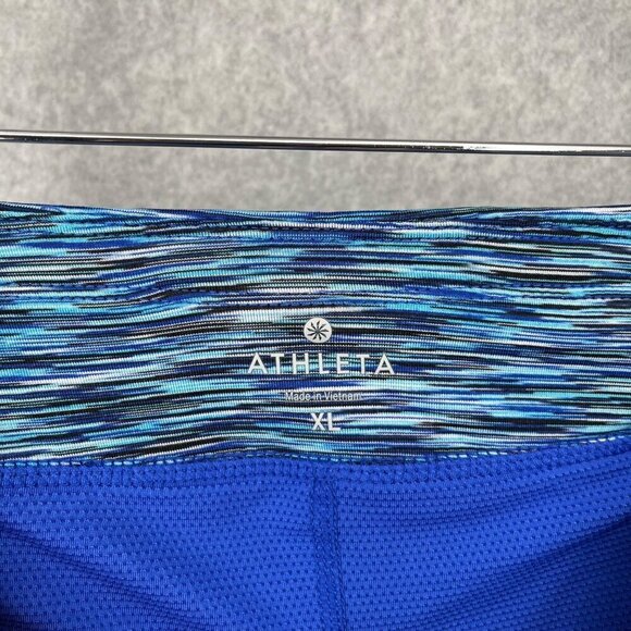 Athleta Athletic Bustle Skort Size XL Spacedye Blue Layered Tennis Golf Pockets - Picture 8 of 15